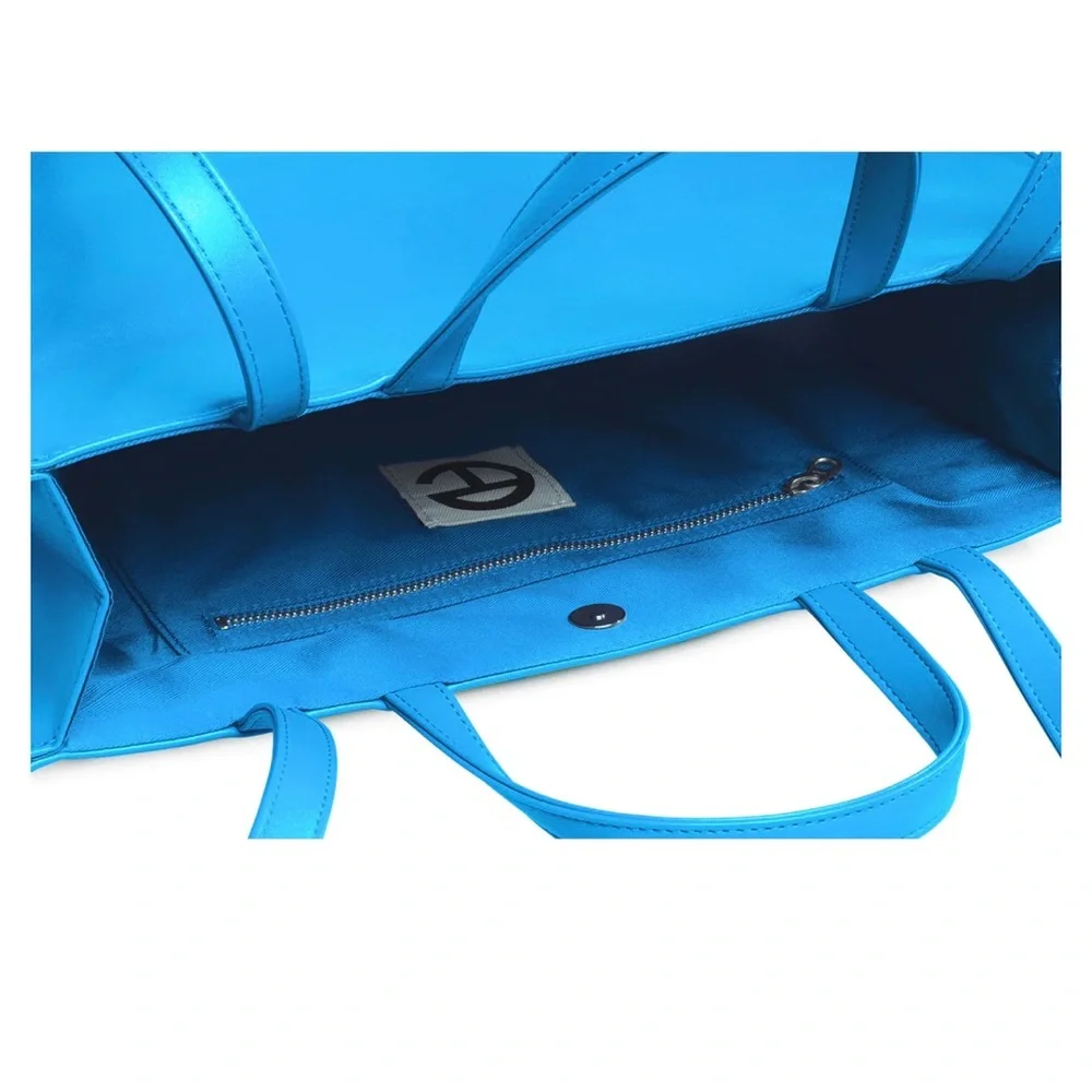 Telfar Medium Cyan Shopping Bag - Picture 3 of 4